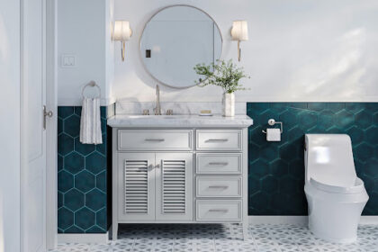 Farmhouse Bathroom Look