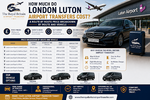 London Luton Airport Transfers Cost