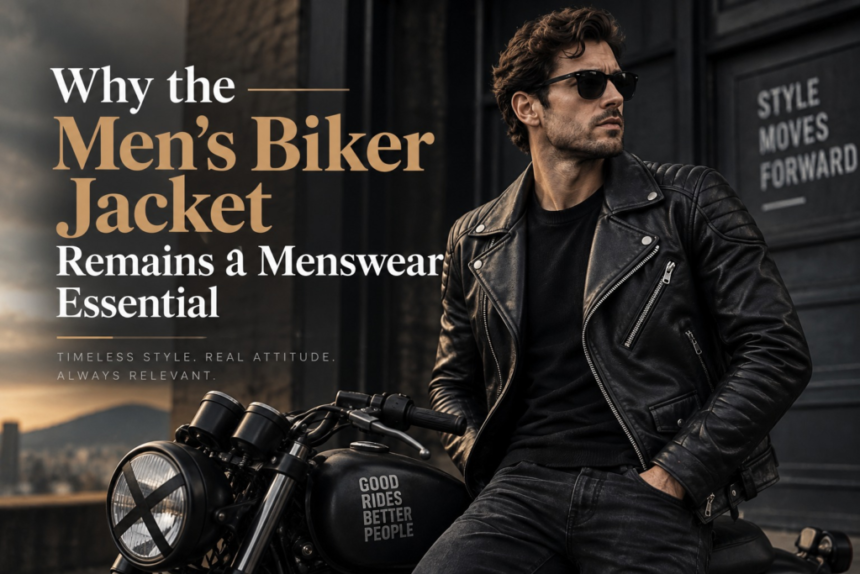Why the Men's Biker Jacket Remains a Menswear Essential