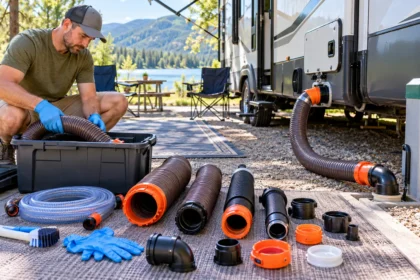 RV Sewer Hose Types, Sizes, and Care Tips
